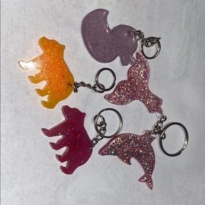 Duck, mermaid, 2 bears